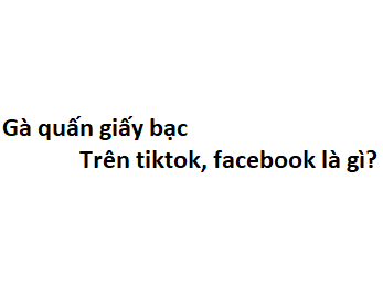 Gà quấn giấy bạc trên tiktok, facebook là gì?