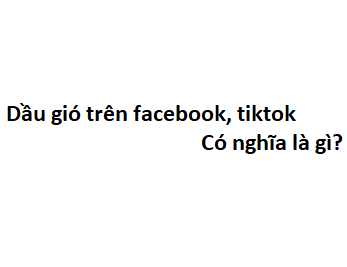 Dầu gió trên facebook, tiktok có nghĩa là gì?