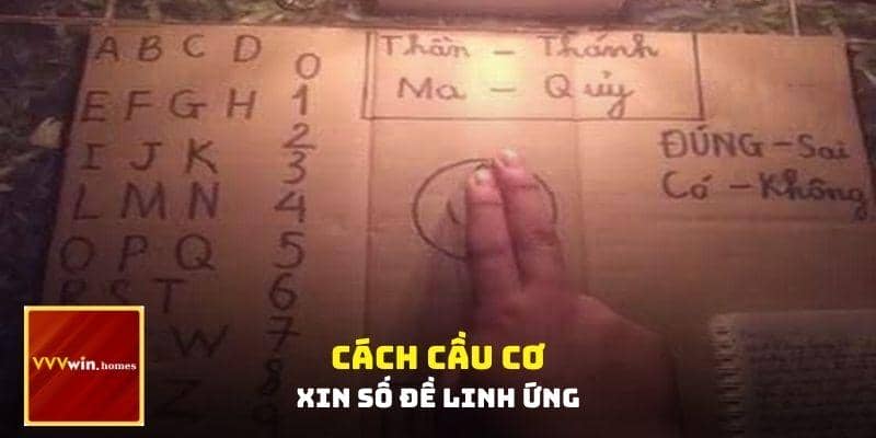 Cách cầu cơ xin số đề linh ứng