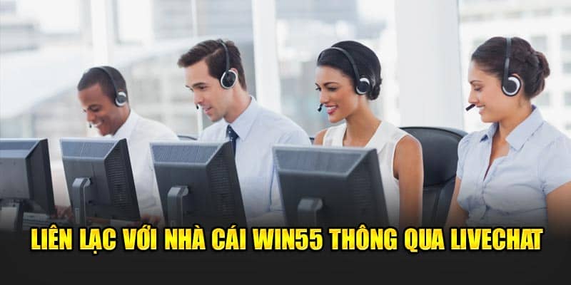 Liên lạc thông qua livechat của thương hiệu