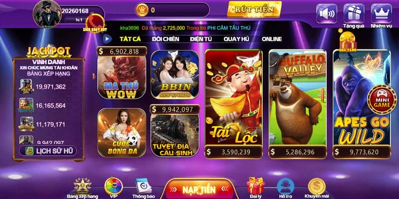 Những ưu điểm nổi bật của cổng game 68gamebai