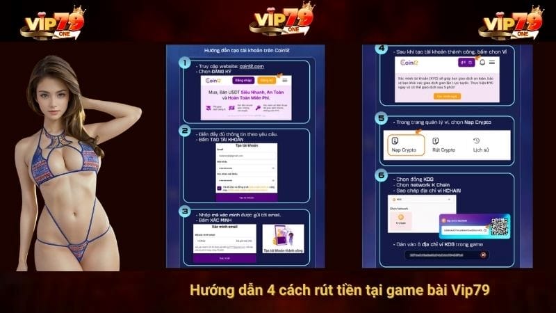 4 cách rút tiền tại VIP79 anh em cần biết 4 cách rút tiền tại VIP79 anh em cần biết