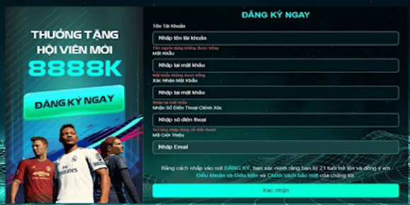 Hướng Dẫn Đăng Ký 8Day Trên Điện Thoại