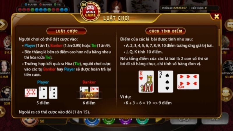 Baccarat chơi như thế nào với luật cược đơn giản Baccarat chơi như thế nào với luật cược đơn giản