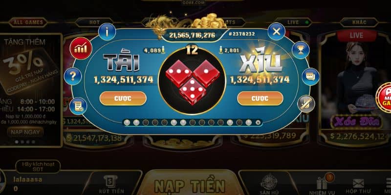 Cách chơi tài xỉu 3D trên nền tảng cổng game Go88