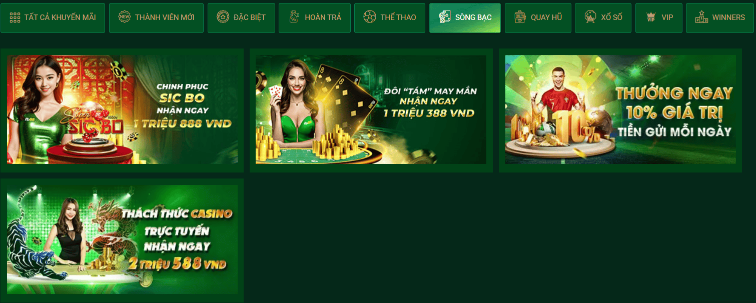 Các Ưu Đãi Nổi Bật Tại Casino FB88 Các Ưu Đãi Nổi Bật Tại Casino FB88