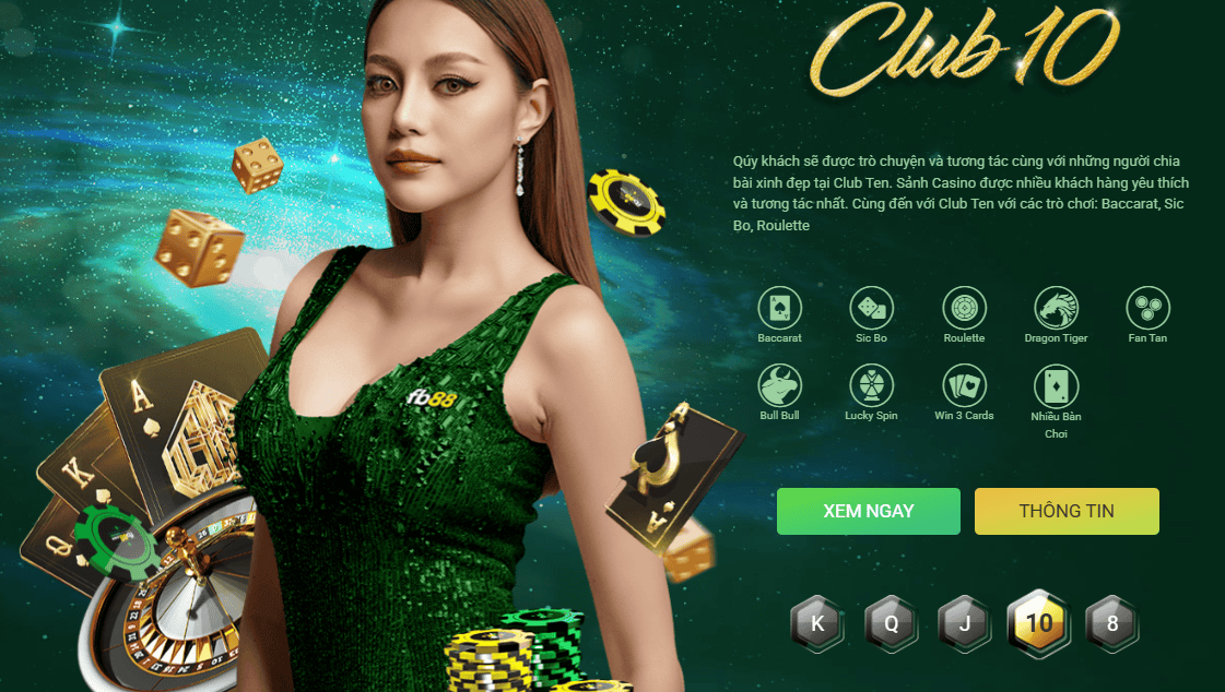 Những Trò Chơi Nổi Bật Tại Casino FB88 Những Trò Chơi Nổi Bật Tại Casino FB88