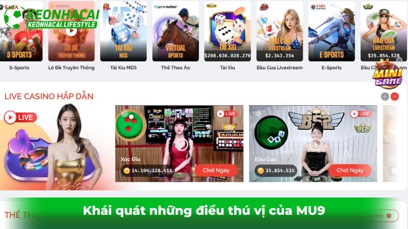 MU9 - Siêu phẩm nhà cái giải trí đẳng cấp số 1 2025