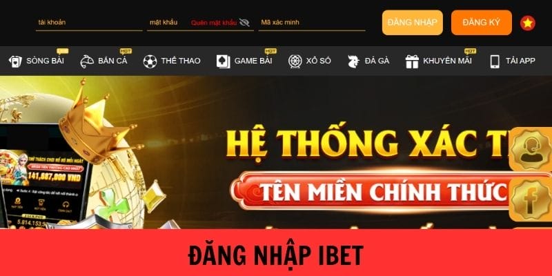 Nhập thông tin đăng nhập Ibet Nhập thông tin đăng nhập Ibet