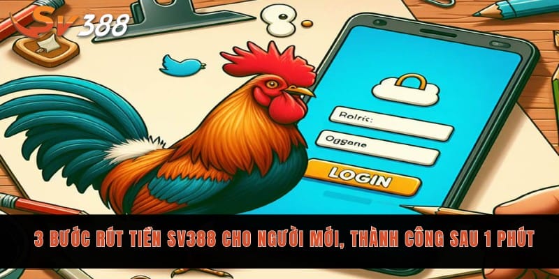 Hướng dẫn giao dịch rút tiền SV388 thực hiện chưa đầy 5 phút