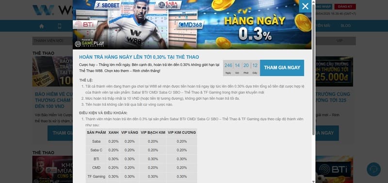 W88 - Hoàn tiền đa sảnh, xử lý cực nhanh trong ngày W88 - Hoàn tiền đa sảnh, xử lý cực nhanh trong ngày