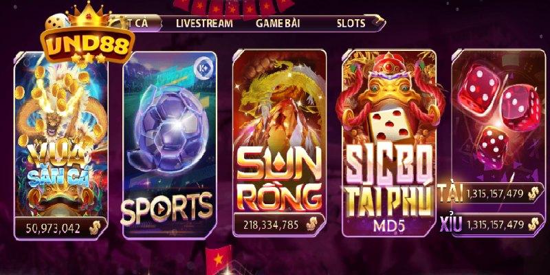 Hệ thống game đa dạng – Chơi không bao giờ chán Hệ thống game đa dạng – Chơi không bao giờ chán