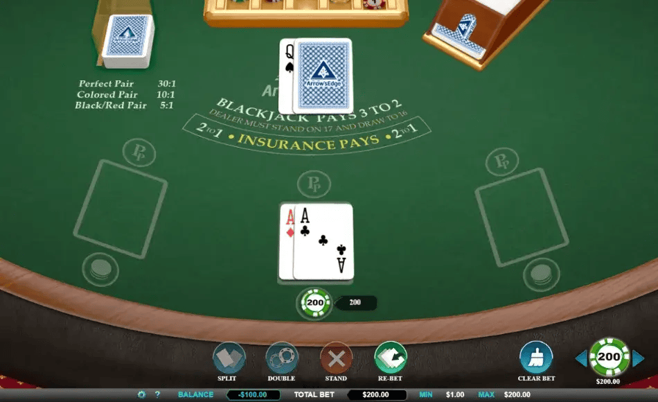 Tổng Quan Về Blackjack Perfect Pairs: Luật Chơi, Tỷ Lệ Thắng và Chiến Thuật