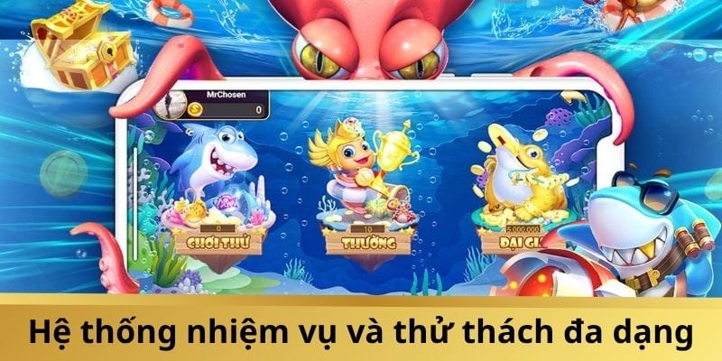Ngư thủ cần nắm rõ về hệ thống nhiệm vụ cùng thử thách trong game