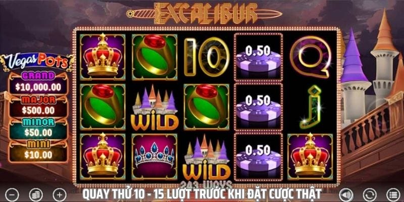 Cách chơi Nổ Hũ Mibet hiệu quả mà bạn nên thử là quay thử từ 10 - 15 lượt