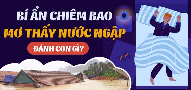 Chiêm bao về mưa ngập nước đánh con gì?