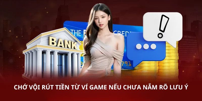 Chớ vội rút tiền từ ví game nếu chưa nắm rõ lưu ý