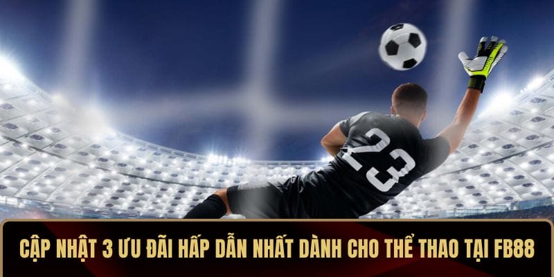 Cập nhật 3 ưu đãi hấp dẫn nhất dành cho thể thao tại FB88