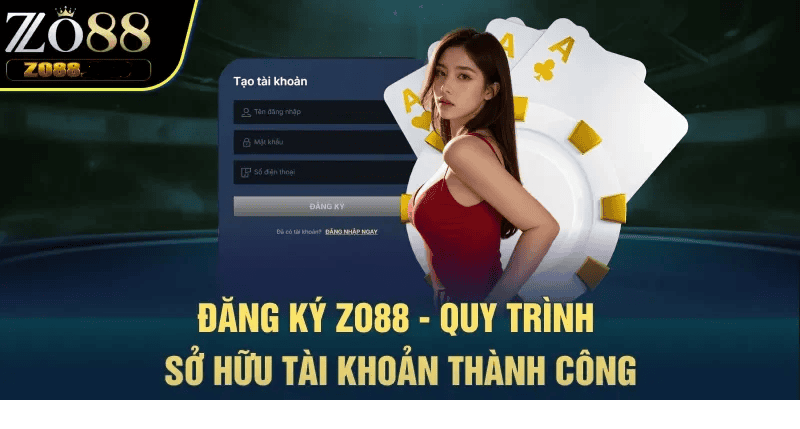 Đăng ký Zo88 truy cập mọi game