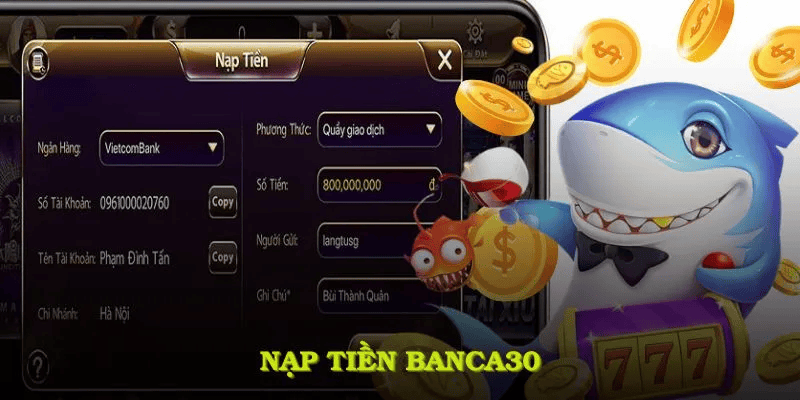 Nạp Tiền Banca30 – Hướng Dẫn Chi Tiết Cho Người Chơi Mới