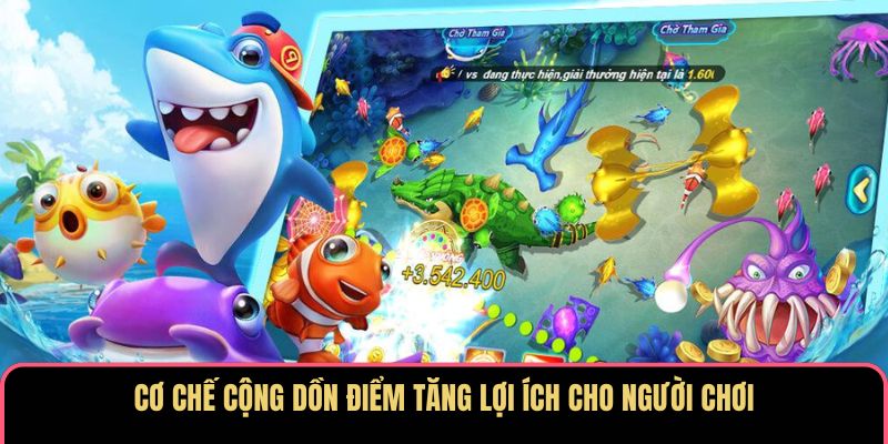 Cơ chế cộng dồn điểm tăng lợi ích cho người chơi Cơ chế cộng dồn điểm tăng lợi ích cho người chơi