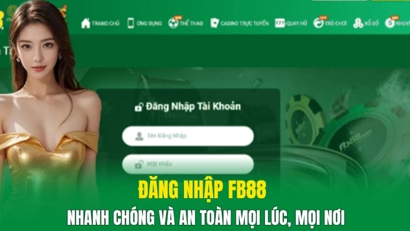 Đăng Nhập FB88 Nhanh Chóng Và An Toàn Mọi Lúc