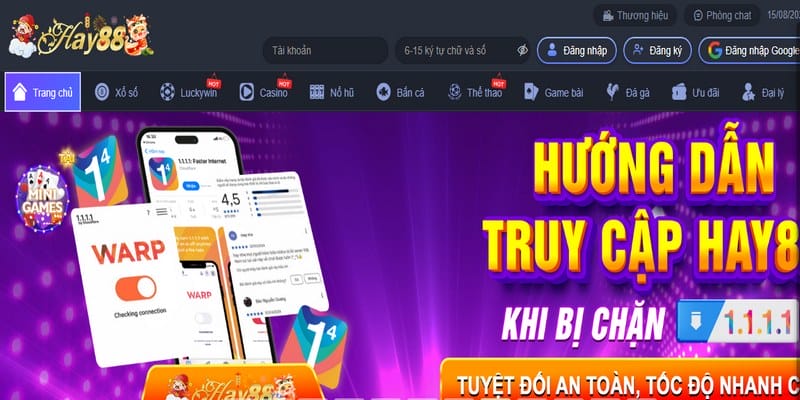 Mẹo truy cập link vào Hay88 com không lo chặn Mẹo truy cập link vào Hay88 com không lo chặn