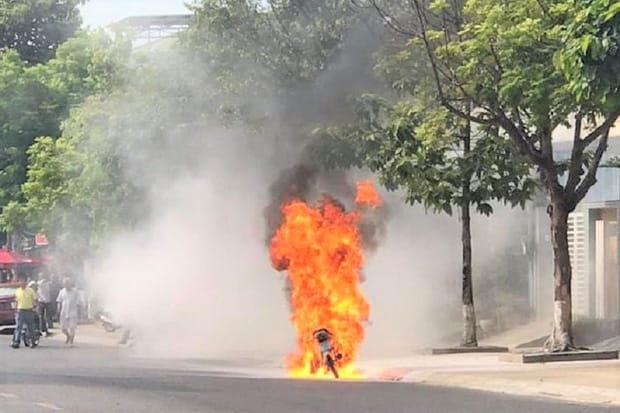 Mơ thấy xe máy bị cháy là điềm báo gì