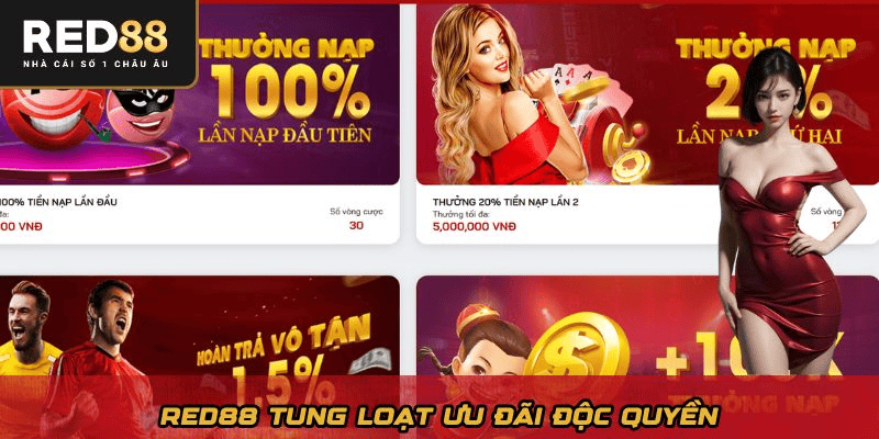 Khuyến Mãi Từ Red88 Và Phần Thưởng Đặc Biệt