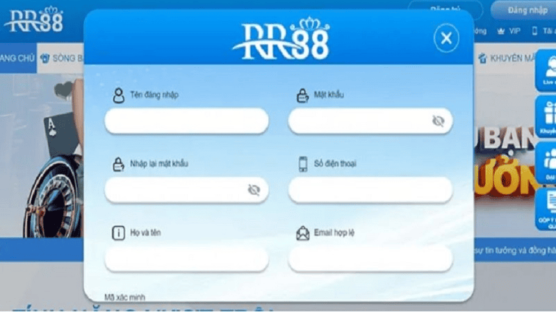 Đăng ký rr88 trong một phút: quy trình mạch lạc từ A đến Z