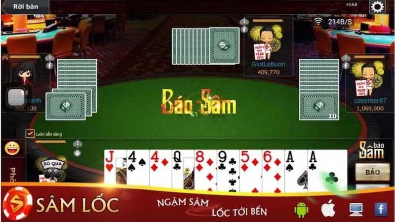 Luật đánh Sâm nghèo không quá khác biệt so với game bài Sâm Lốc