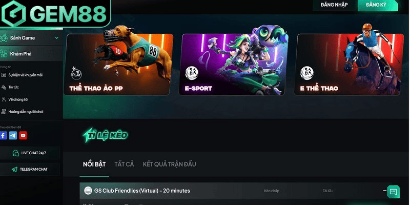 Ưu điểm khi cá cược thể thao tại Gem88