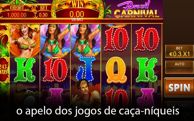 o apelo dos jogos de caça-níqueis o apelo dos jogos de caça-níqueis