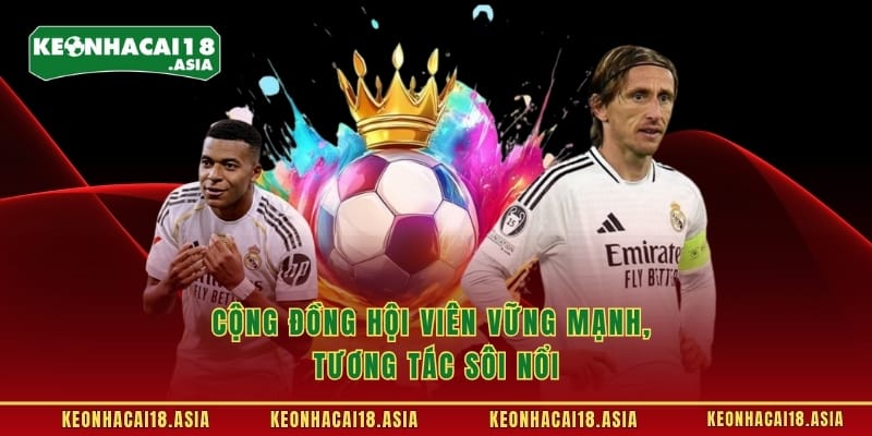 Cộng đồng hội viên vững mạnh, tương tác sôi nổi