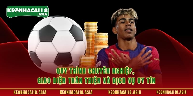 Quy trình chuyên nghiệp, giao diện thân thiện và dịch vụ uy tín