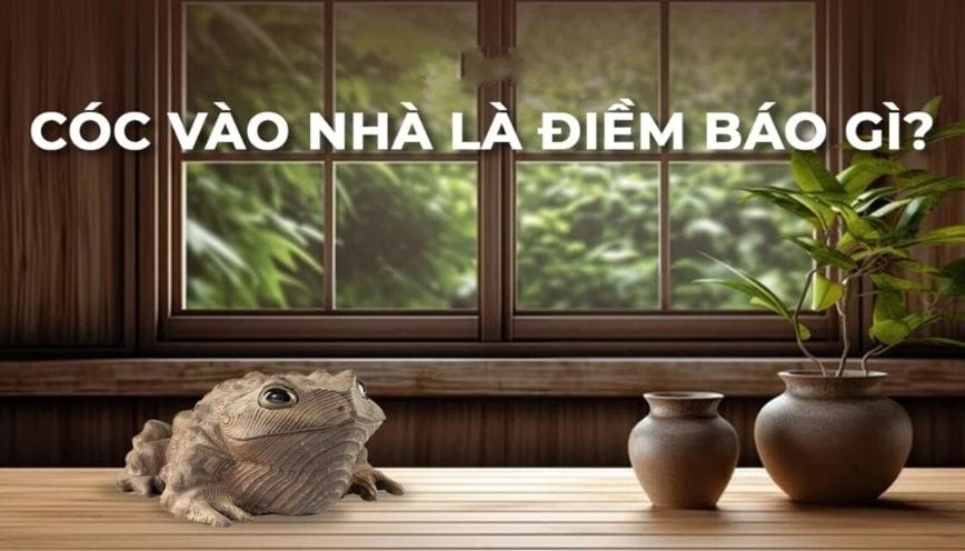 Theo phong thủy khi nhìn thấy cóc vàng vào nhà là điềm báo tiền tài