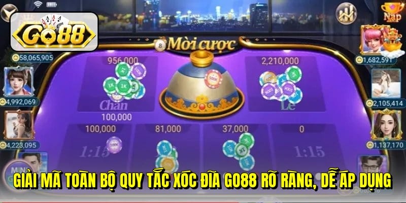 Giải mã toàn bộ quy tắc xóc đĩa Go88 rõ ràng, dễ áp dụng