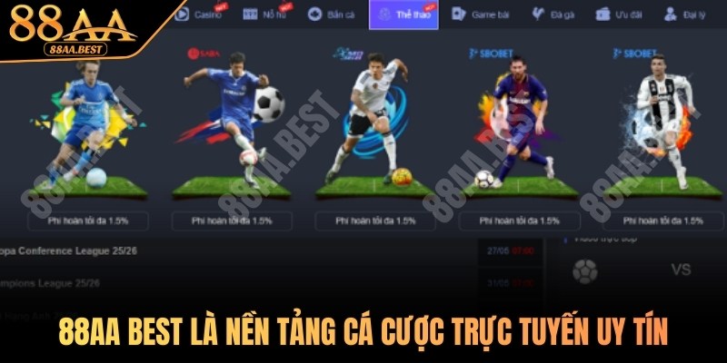 88AA BEST là nền tảng cá cược trực tuyến hoạt động uy tín, hợp pháp