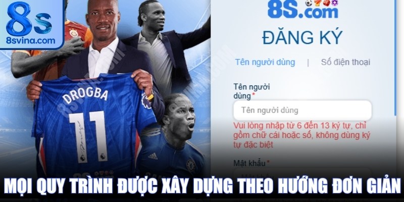 Mọi quy trình đều được xây dựng theo hướng đơn giản hóa tối đa