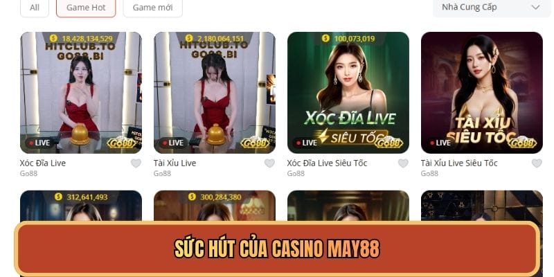 Sức hút của Casino May88