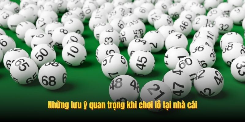 Những lưu ý quan trọng khi chơi lô tại nhà cái