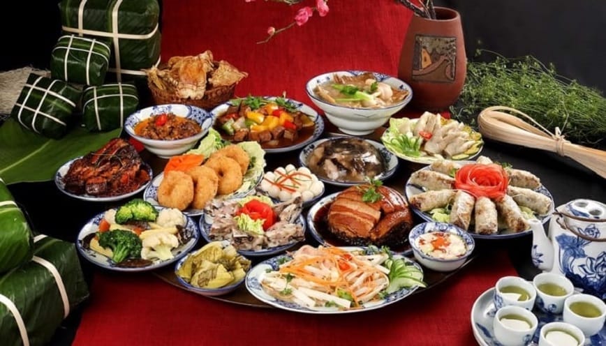 Mâm lễ cúng giao thừa
