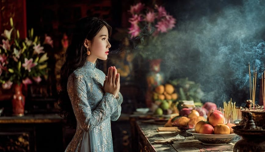 Mâm lễ đón rước ông Táo