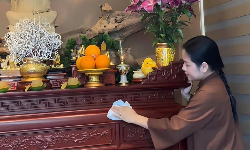 Cách sắm mâm cúng bao sái bàn thờ Phật