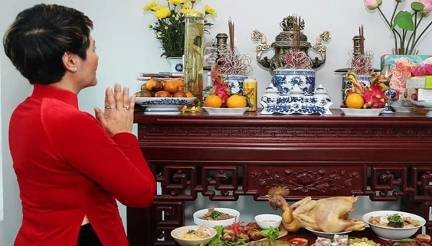 Mâm cỗ cúng rằm tháng 2