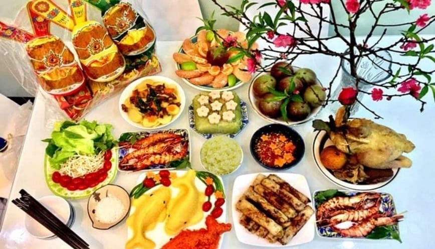 Mâm lễ cúng ông Công ông Táo ngày 23 tháng chạp