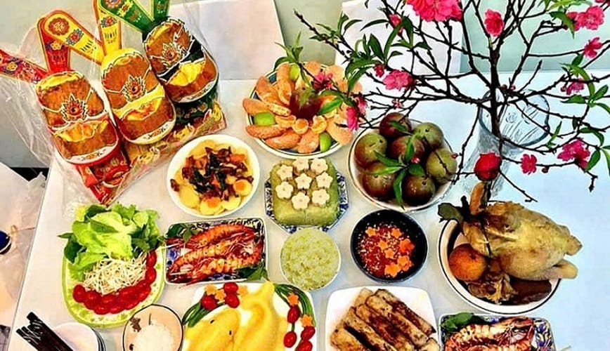 Mâm lễ cúng ông Táo mùng 1