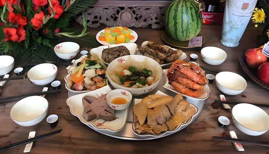 Hướng dẫn sắp mâm lễ dâng gia tiên