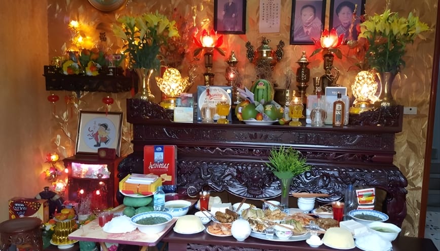 Lễ an vị bát hương thực hiện sau khi bốc bát hương mới