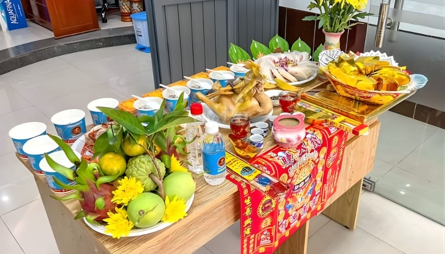 Mâm lễ cúng thổ công rằm tháng 7 cần chuẩn bị chu đáo